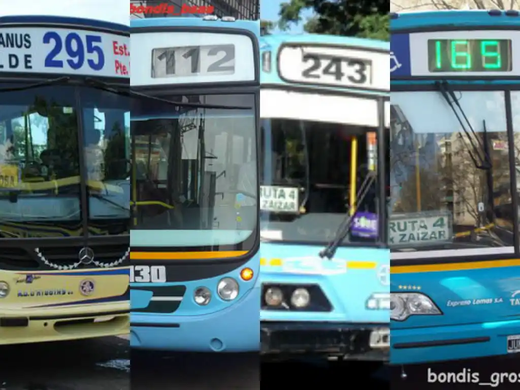Paro de cuatro líneas de colectivos en la zona sur del Conurbano