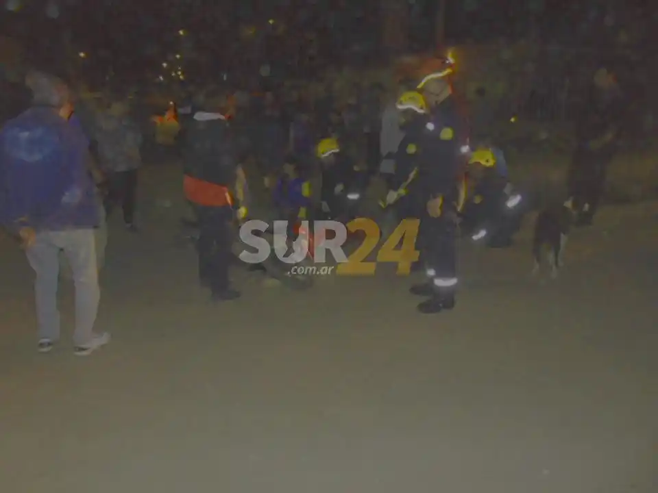 Venado Tuerto: niño hospitalizado tras accidente entre auto y moto
