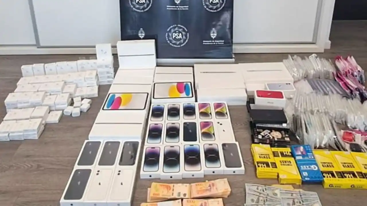 Rosario: golpe a una organización de contrabandistas de tecnología