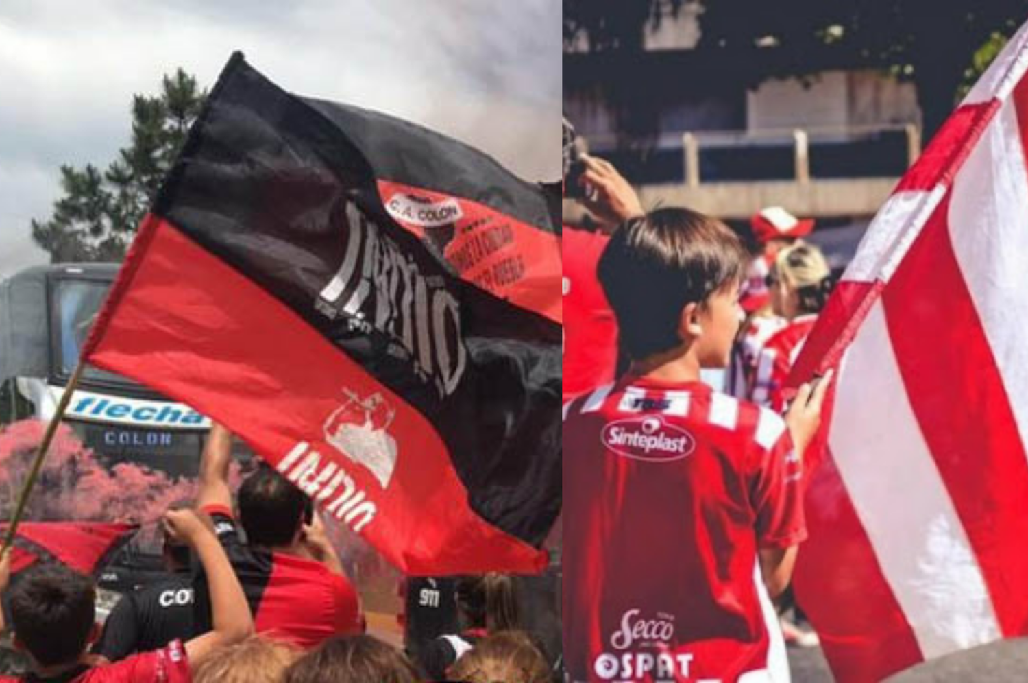 Habilitan el ingreso de banderas a los estadios de Santa Fe