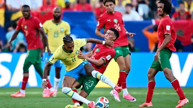 Brasil y Marruecos igualaron 1-1 en la primera fecha del grupo C en el Mundial