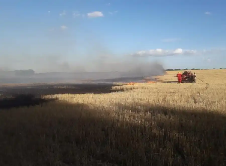 Bomberos advierte ante el constante incendio de campos