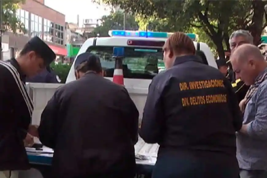 En Paraná allanaron un gremio y descubrieron que en el lugar funcionaba una financiera