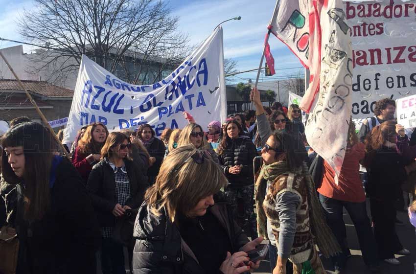 Aseguran que el acatamiento al paro docente supera el 95 por ciento