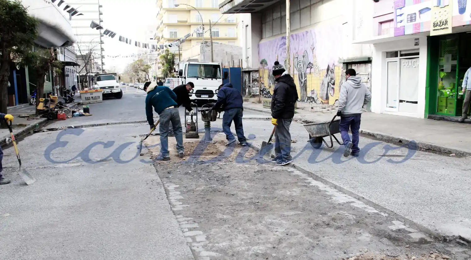 Hasta hoy estará cortado el tránsito en 64 entre 57 y 59