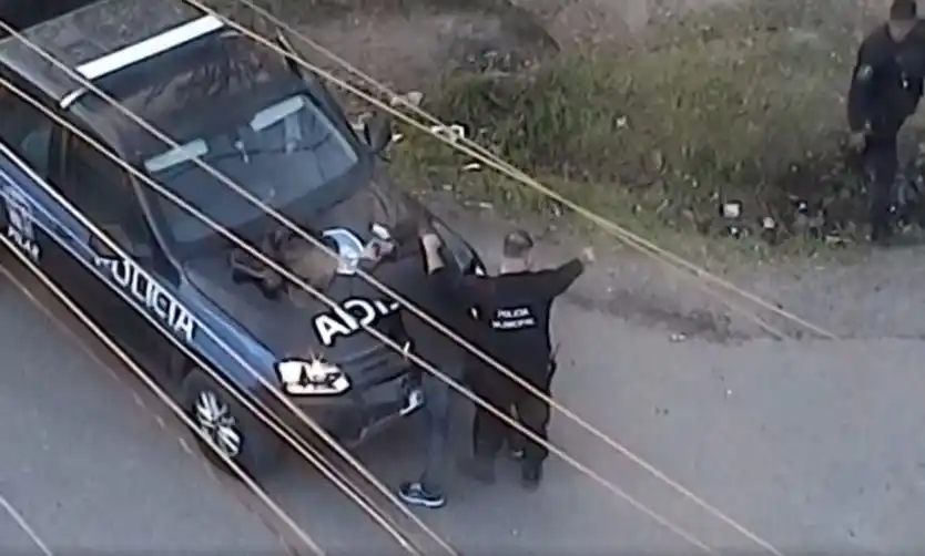 Robó un celular y todo quedó grabado por las cámaras de seguridad