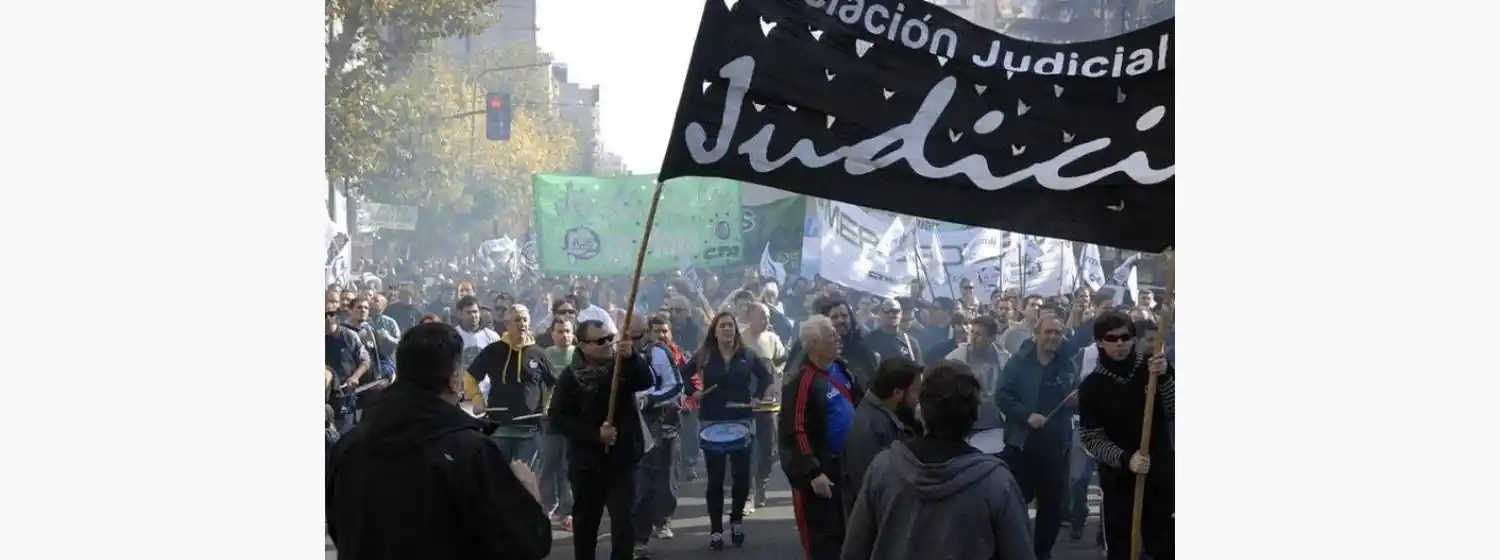 El próximo lunes habrá paro en los 20 departamentos judiciales de la provincia.