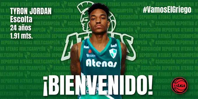 Tyron Jordan, nuevo extranjero de Atenas