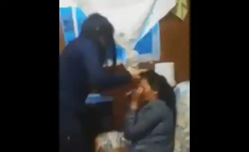 Video: Violento ataque de una mujer con prisión domiciliaria en Junín