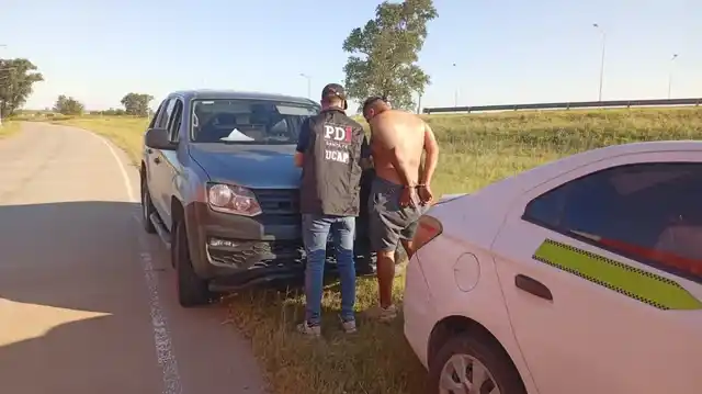 Detuvieron a un prófugo en un operativo en la autopista Rosario-Córdoba.