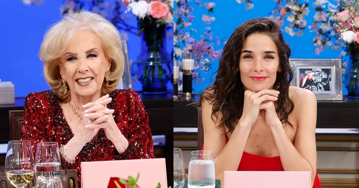 Mirtha Legrand junto a su nieta Juana Viale.
