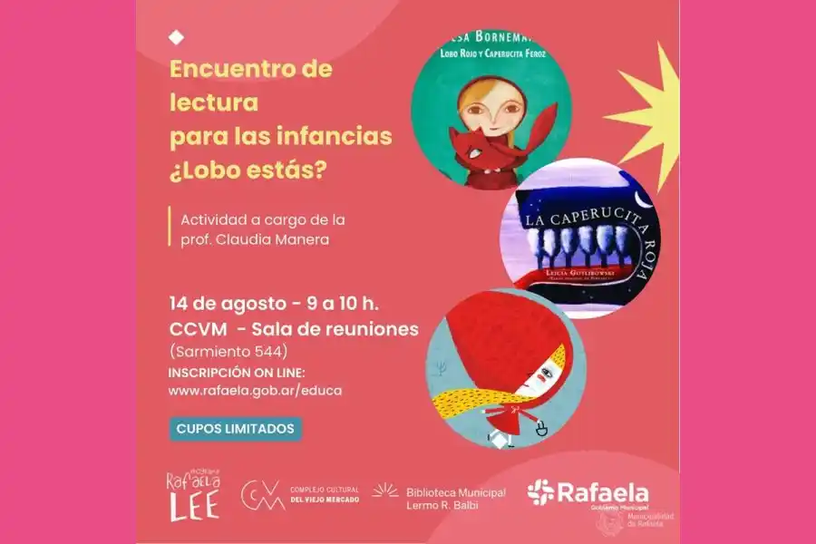 Encuentro de lectura para las infancias: ¿Lobo estás?