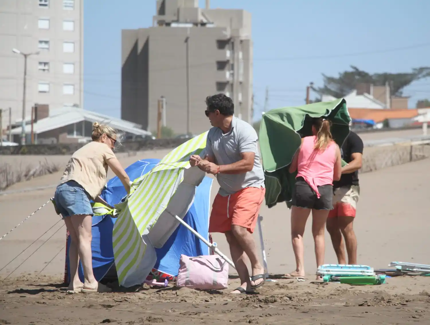 El viento reinó en Claromecó
