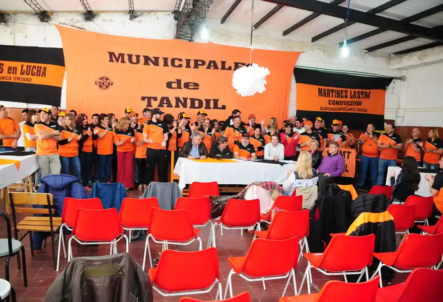 Martínez Lastra asumió su sexto mandato al frente del Sindicato de Municipales