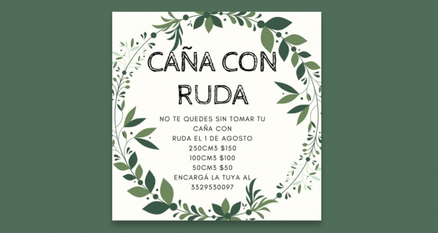 Microemprendimientos de cuarentena: Camila y su “caña con ruda”