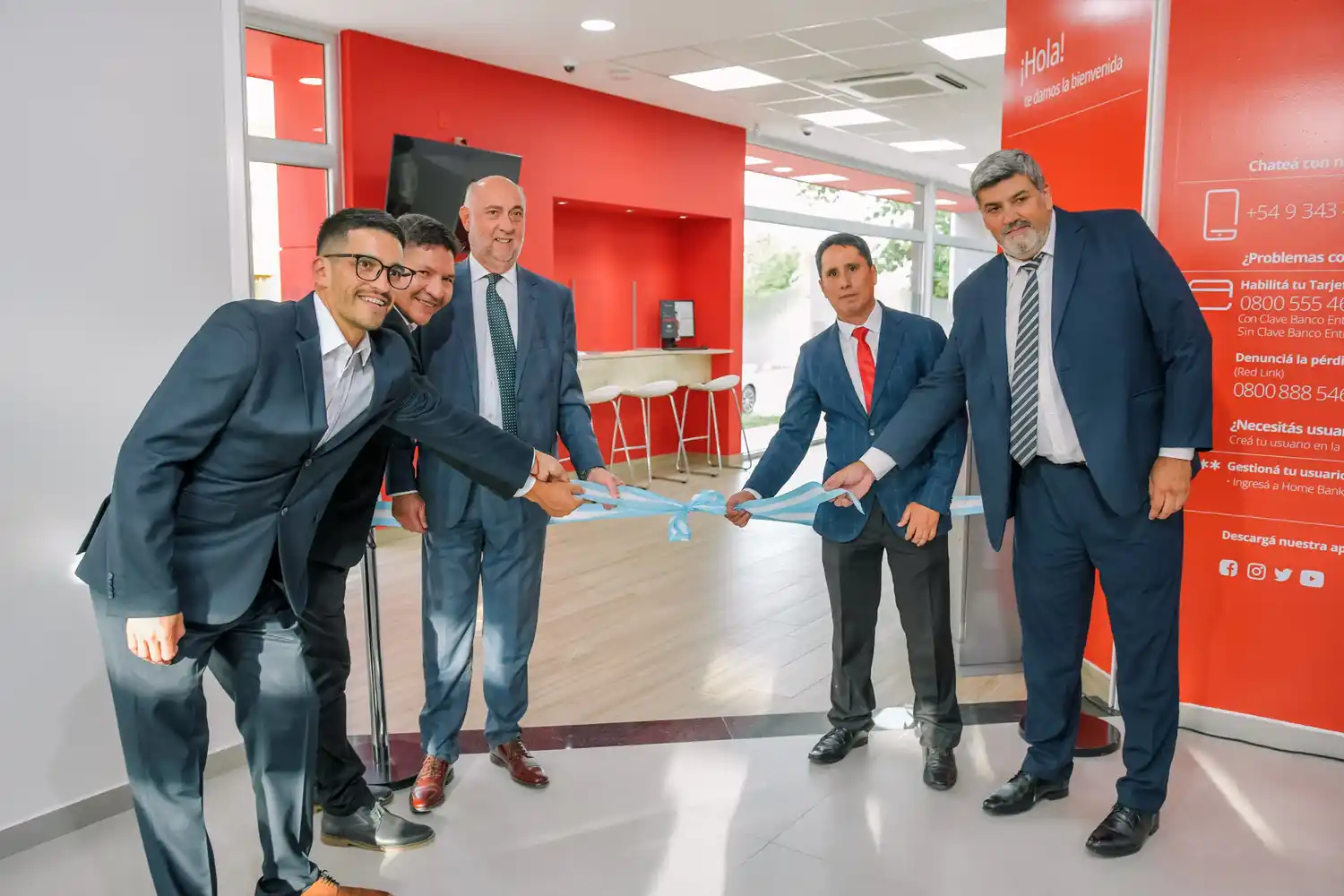 Banco Entre Ríos inauguró el nuevo edificio de la sucursal
