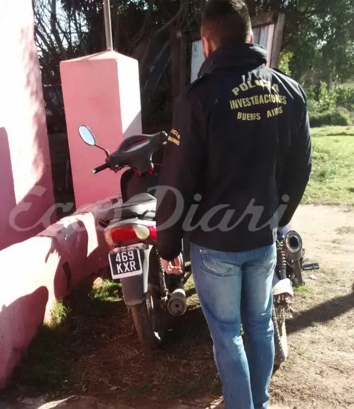 Secuestran una moto que había sido robada