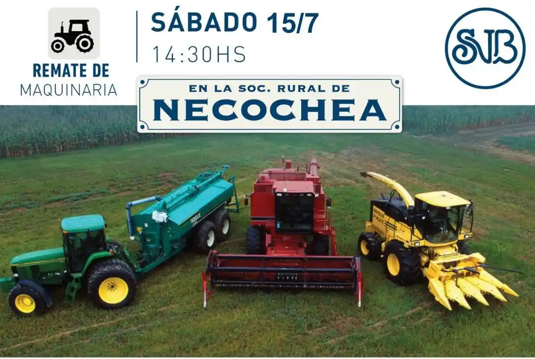 Gran remate de maquinarias, implementos y herramientas en Necochea