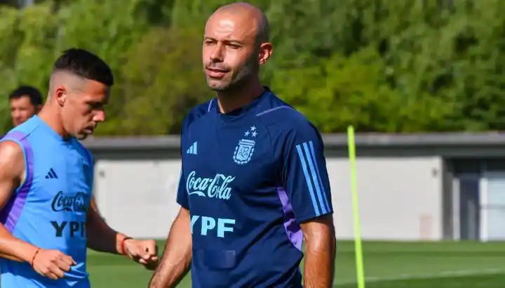 El entrenador Javier Mascherano
