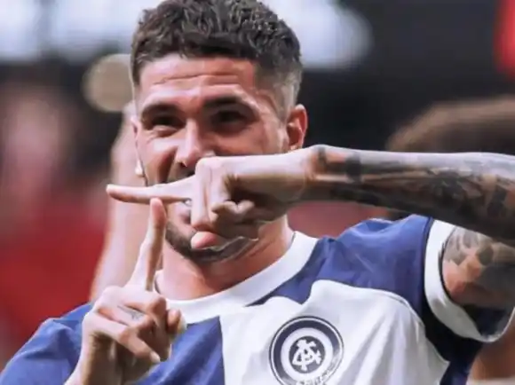 La romántica dedicatoria de De Paul a Tini, tras romper la sequía y convertir un gol