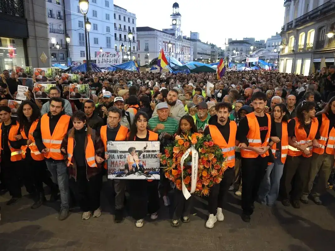 La marcha unió la Puerta del Sol con la casa de la mujer de 87 años.