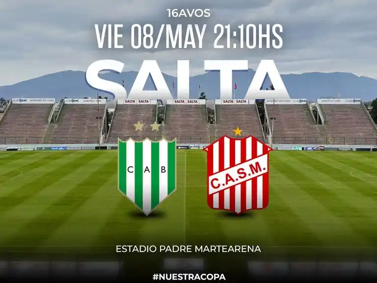 Acción en Salta entre el Taladro y el Santo Tucumano . Foto:Copa Argentina