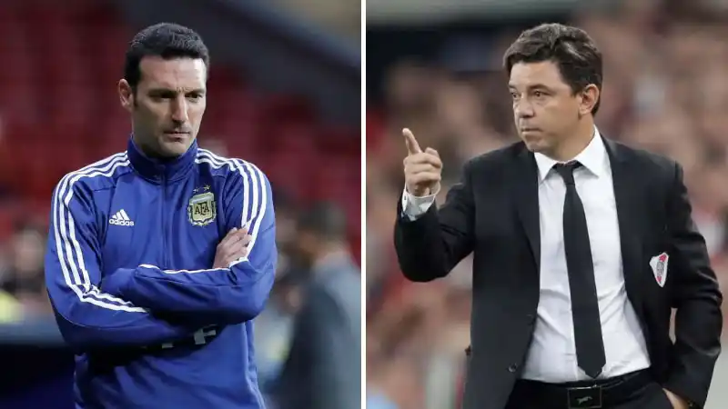 Lionel Scaloni le dijo que no a un pedido de Marcelo Gallardo