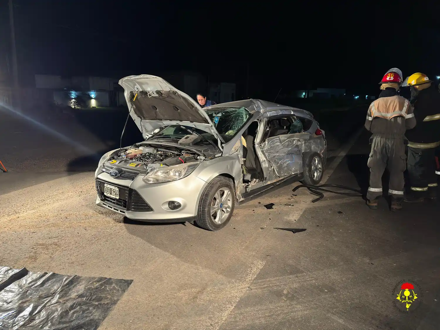 Grave accidente en Crespo