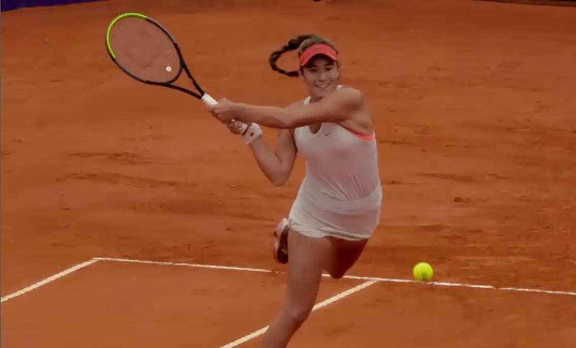 Solana Sierra cayó en segunda ronda del W100 en España