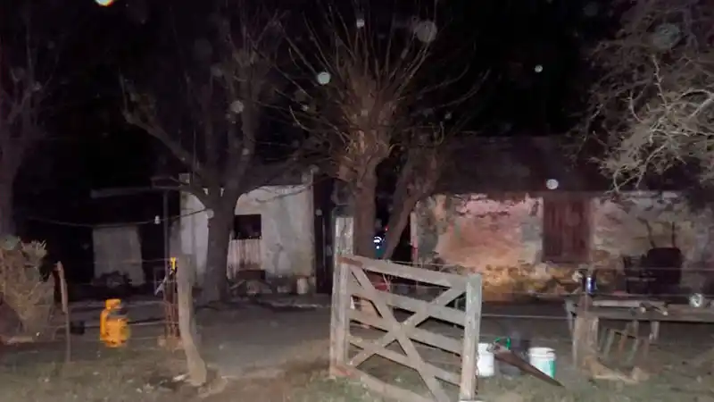 Ocurrió en en una vivienda del puestero de la estancia "Patria Chica".