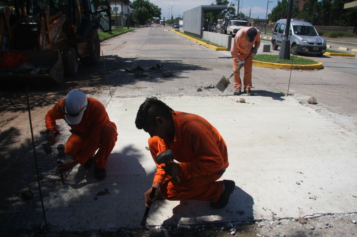 Trabajos de bacheo para este jueves