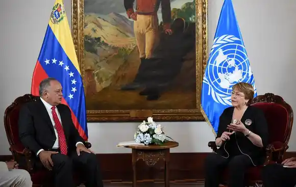 DIOSDADO CABELLO acusa a Bachelet de tener «una fijación» con Venezuela