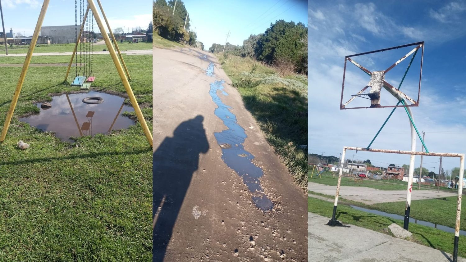 Vecinos documentaron la situación en el barrio: sin cloacas, los desechos de los baños terminan volcados en la calle