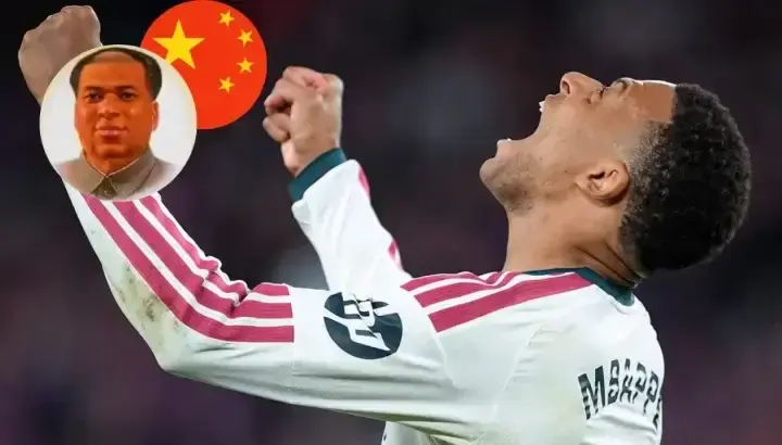 Kylian Mbappé quedó en el centro de una polémica internacional después de referirse a un meme que lo muestra con el rostro de Mao Zedong, histórico líder de China,y llamarlo dictador  durante una entrevista para el programa francés The Bridge.