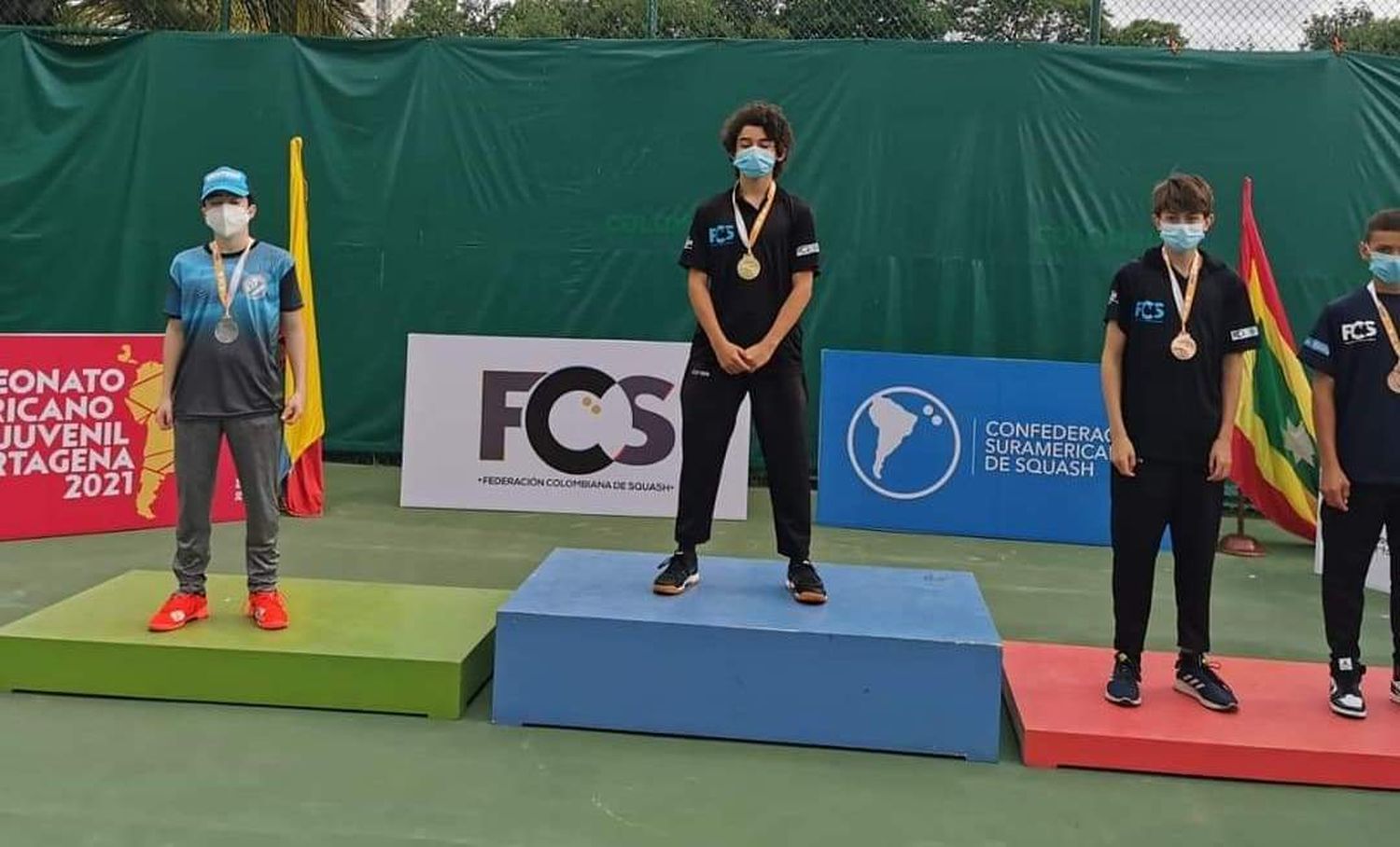 Plata para Portabales en el Sudamericano de Squash