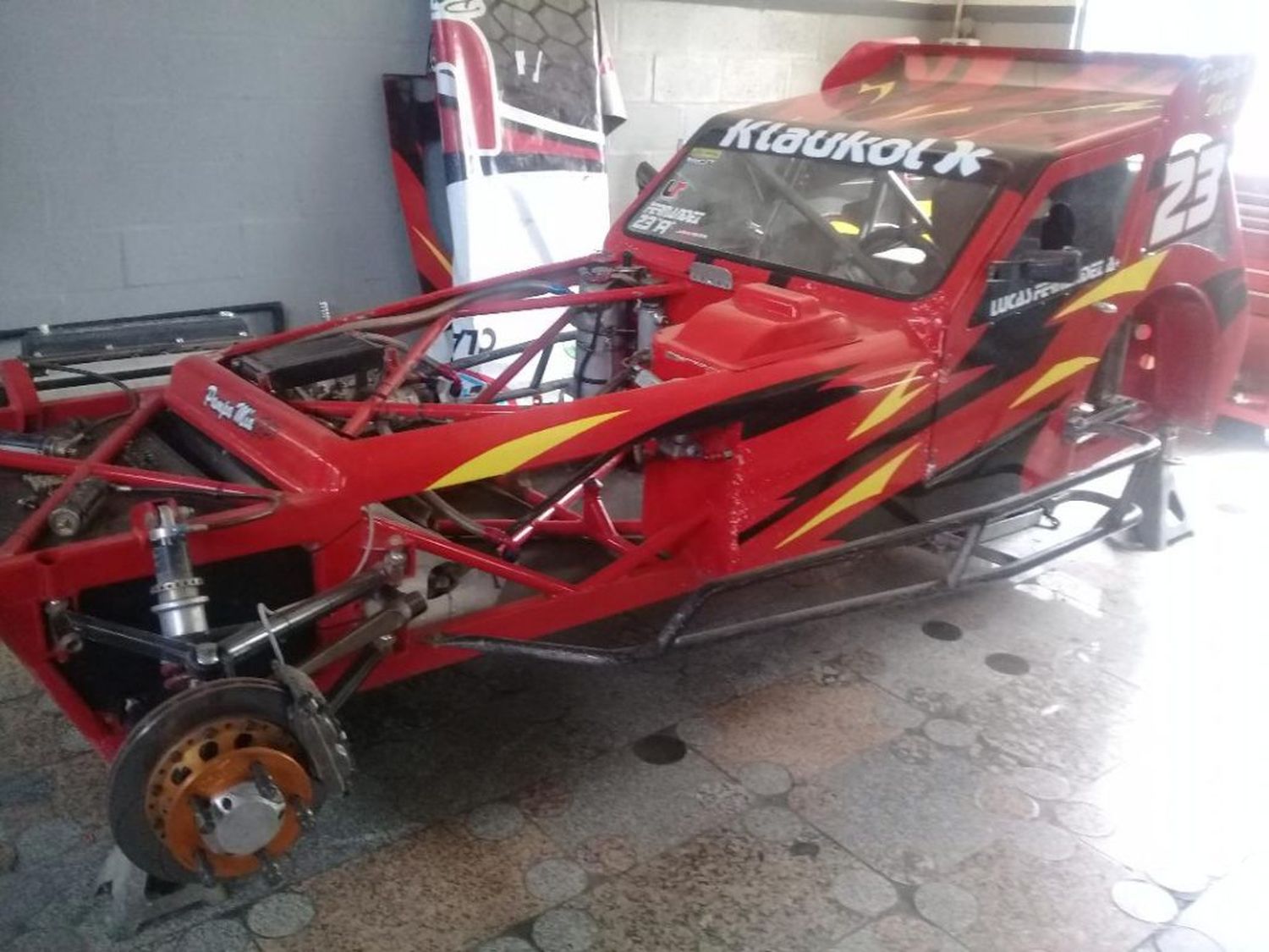 Lucas Fernández alista el auto de Mar y Sierras A