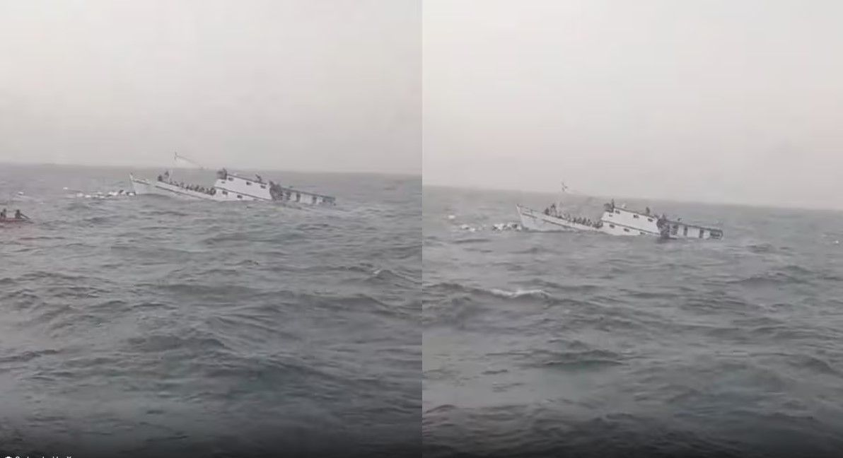 Emergencia en el pacífico colombiano: SE HUNDE BARCO CON MÁS DE 30 PERSONAS A BORDO (Video)