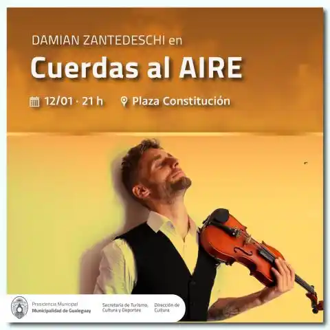 Este domingo se podrá disfrutar el Show “Cuerdas Al Aire”
