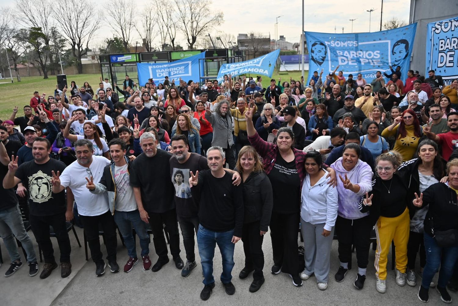 Acto de respaldo a Kicillof