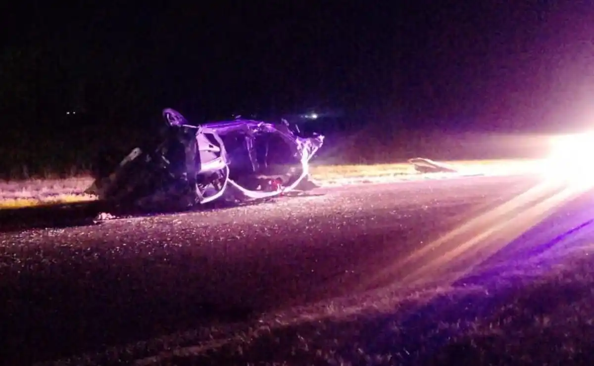 Choque con vuelco fatal en la autopista Rosario-Córdoba.