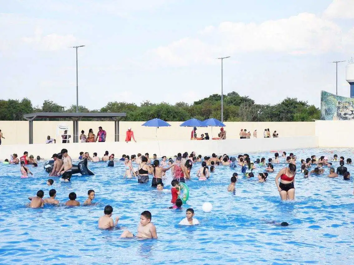 Récord histórico en el parque acuático: 
más de 60000 visitas en una semana