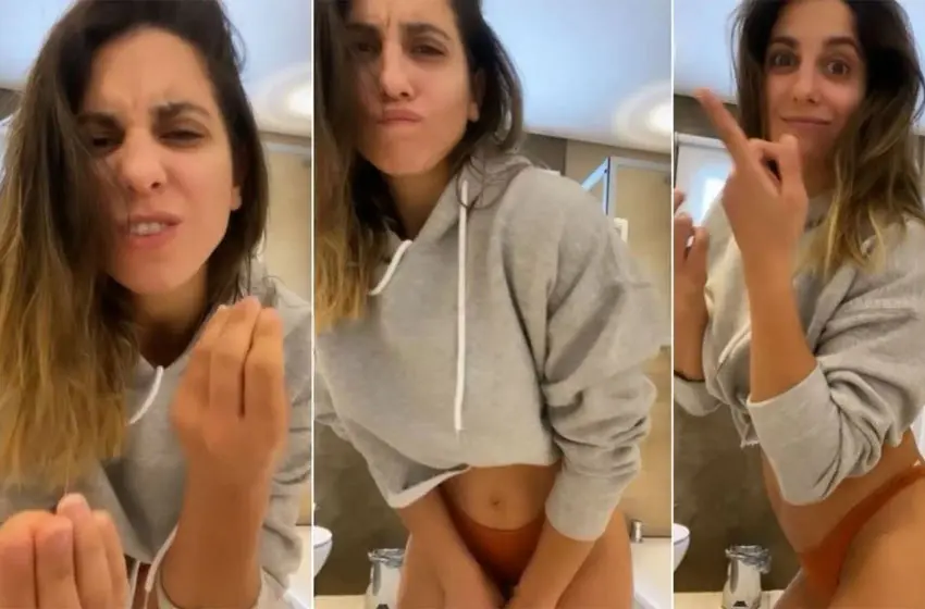 Video: el baile en tanga que Cinthia Fernández le dedicó a las «feministas truchas»