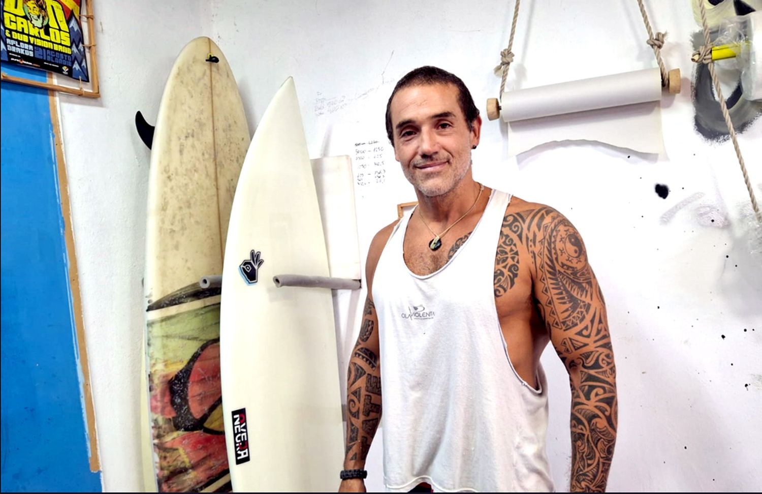 Eric Müller y su experiencia con el surf