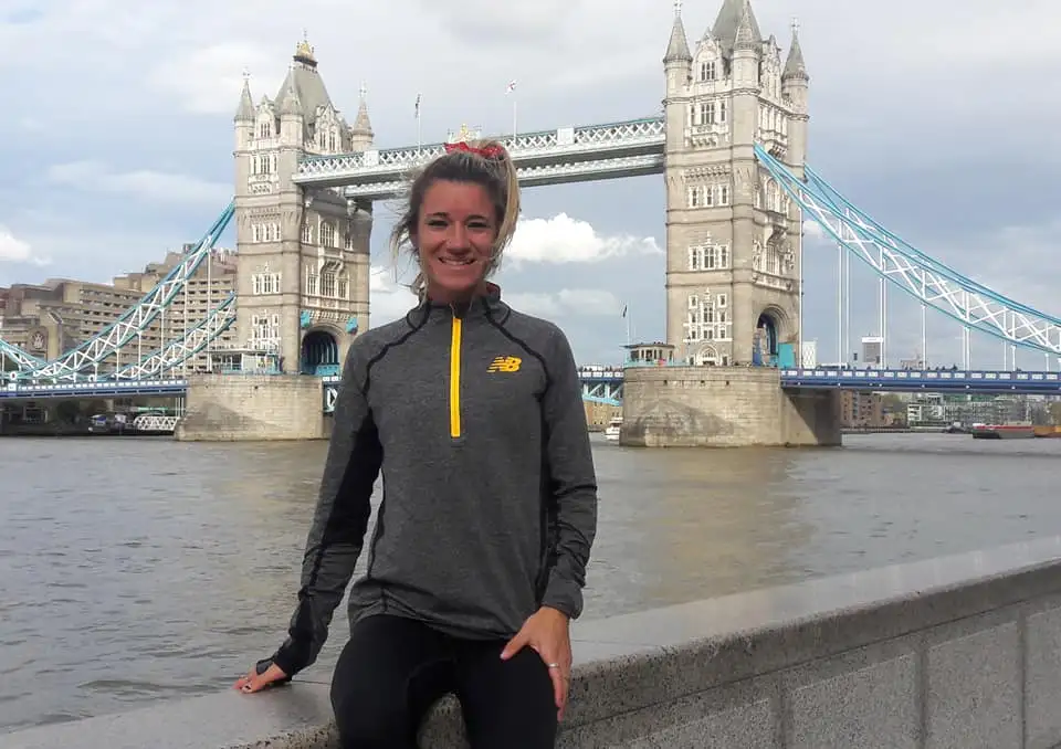 Luján Urrutia, presente en la Maratón de Londres