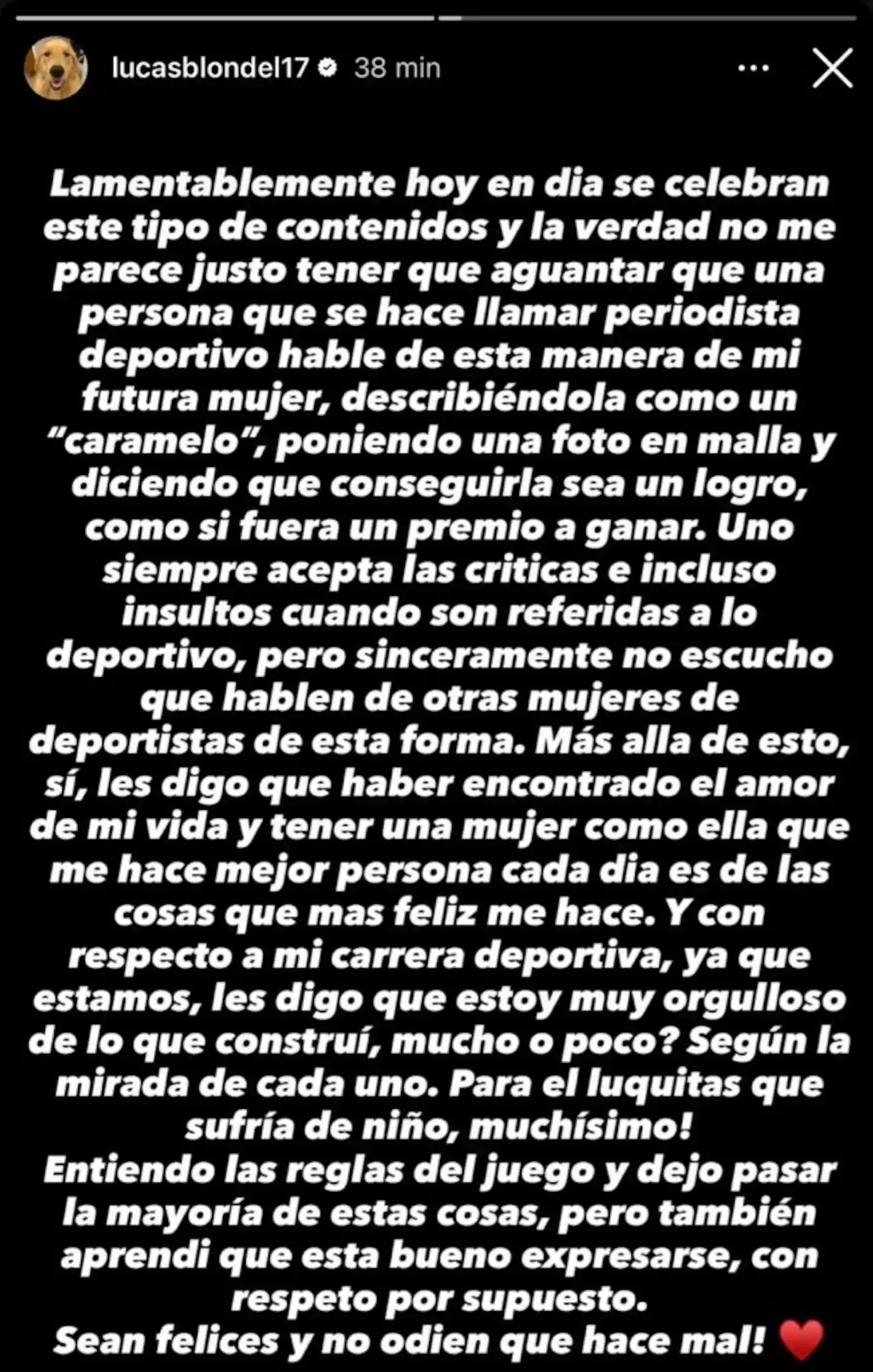 Lucas Blondel cruzó a un periodista - 2