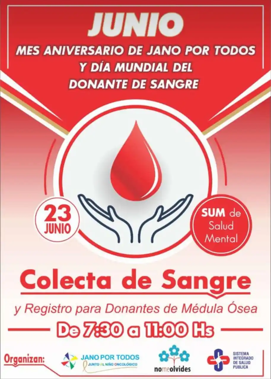 Graciela Doñate: colecta de sangre | Buenas y Santas