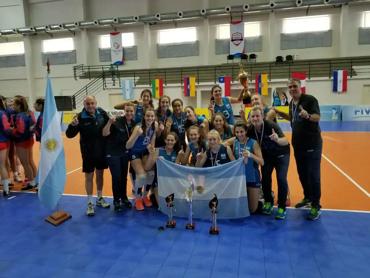 Vóley: Argentina campeón sudamericano Sub 16 Femenino