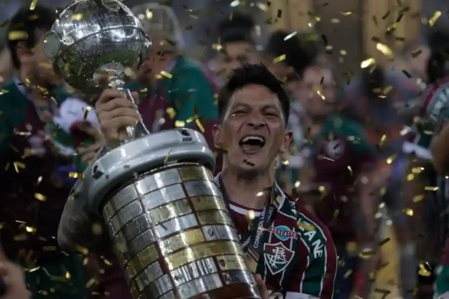 Germán Cano, figura de Fluminense: foto "a lo Messi" y pedido de selección