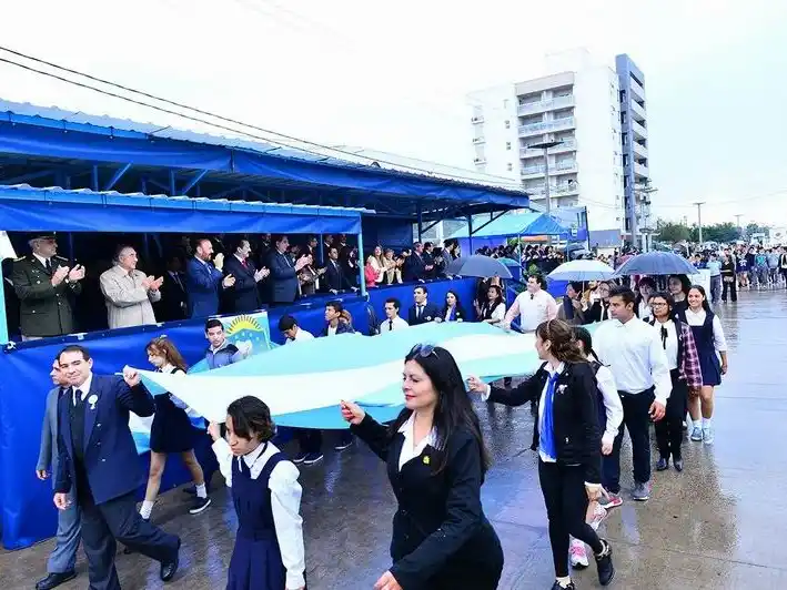 Acto por el aniversario de
la Independencia Nacional