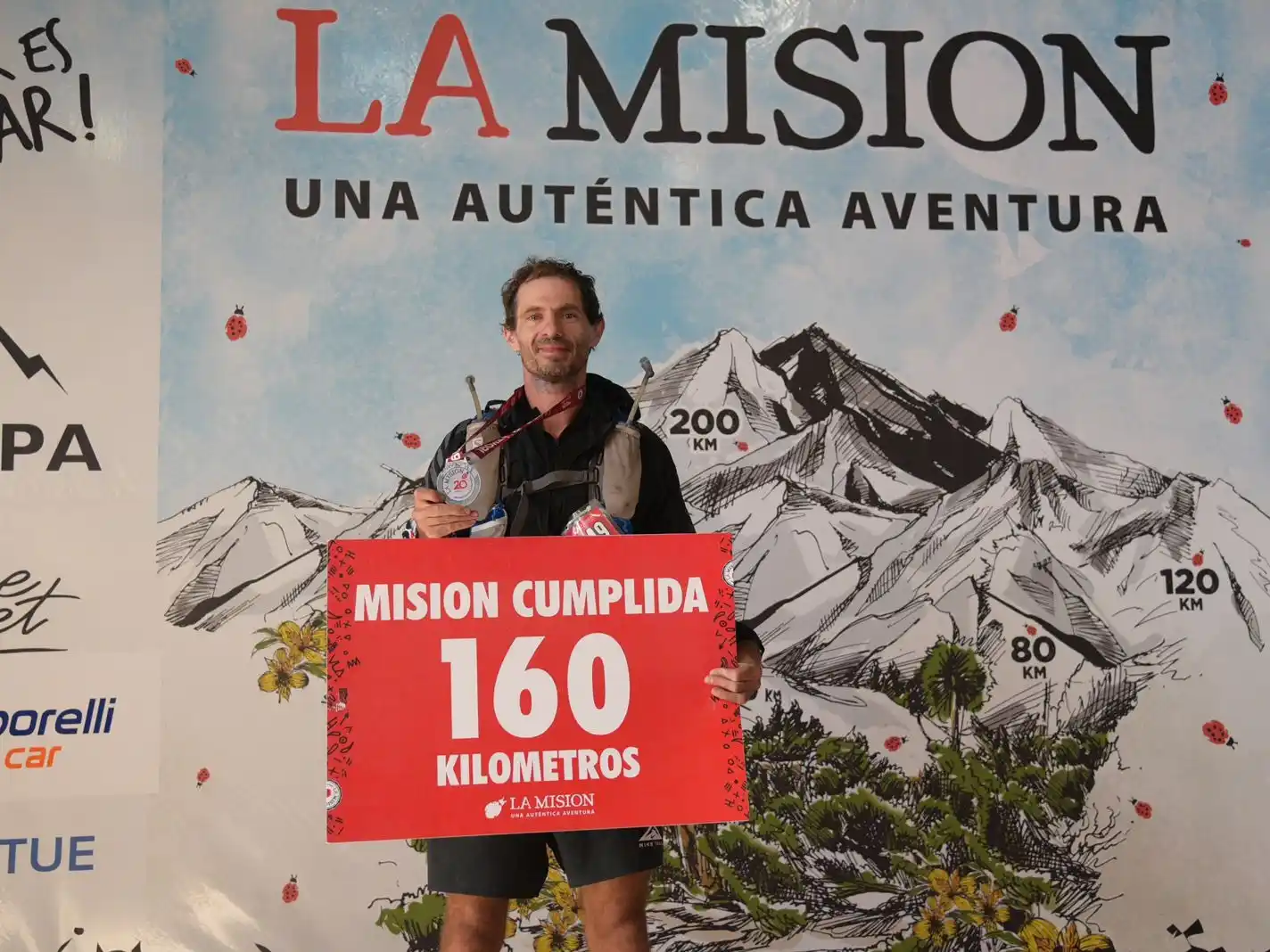 Andrés Vilches completó "La Misión" en Villa La Angostura